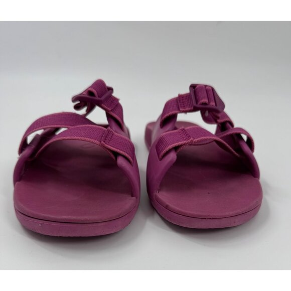 Chaco Kids Chillos Outskirt Fuchsia Slide Sandals K5 Durable Rubber Sole Casual - Picture 6 of 10